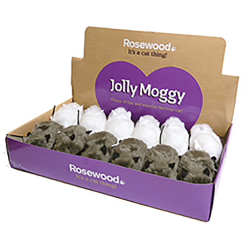 Jolly moggy wind-up mouse