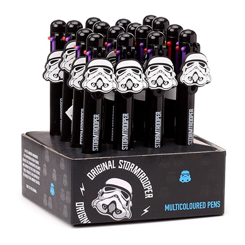 Stormtrooper multi colour pen with charm