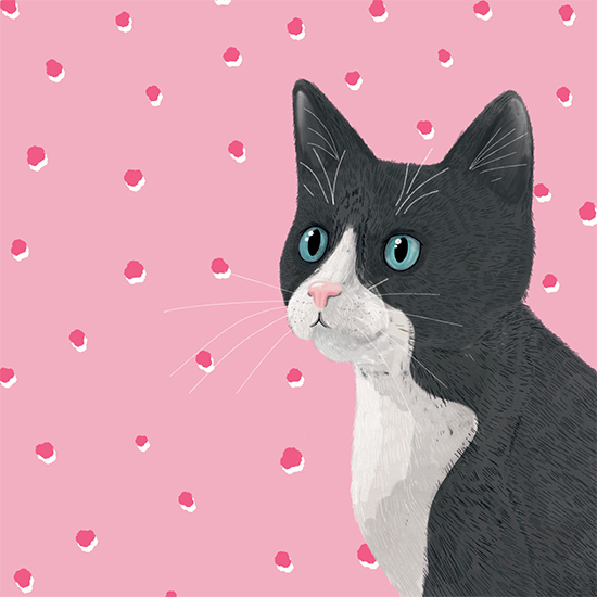 Perfect puss card