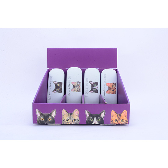 Peeping cats glasses cases 