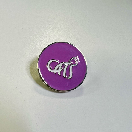 Cats Protection enamel pin badge